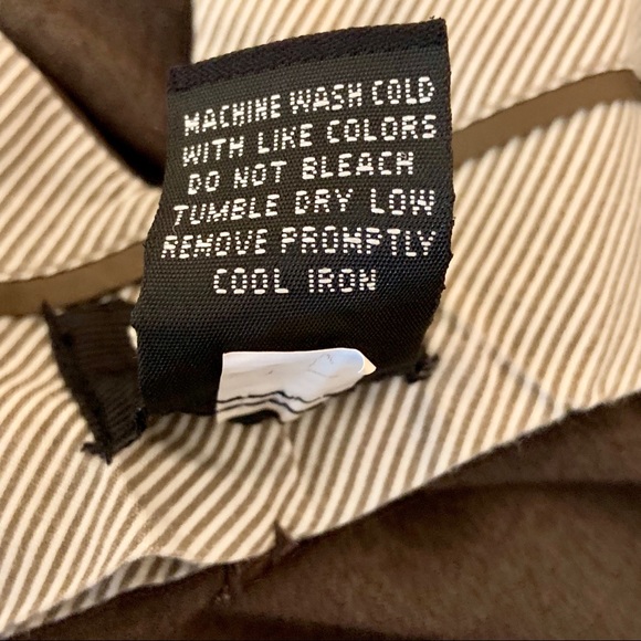 Mossimo Stretch Dark Brown Dress Capri Slacks Sz 6 - Picture 5 of 5